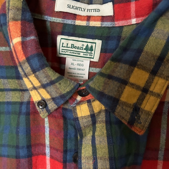 L.L. Bean Men's Multicolor Plaid Shirt | XL - Picture 2 of 5